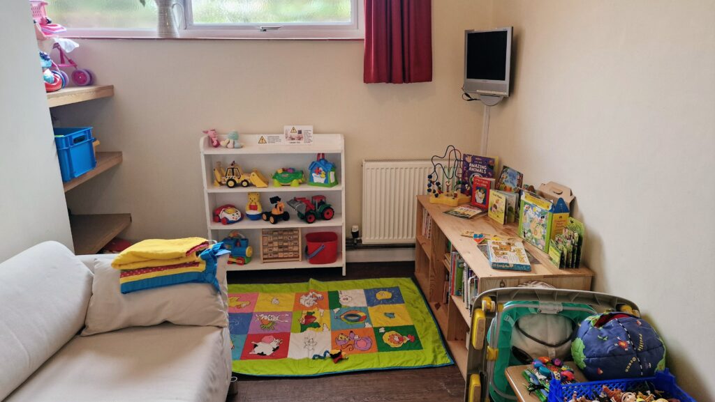 A view of the creche room
